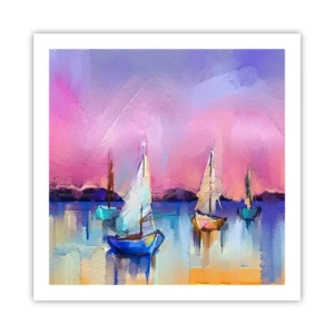 Plakát - Směr: široké vody - 60x60 cm