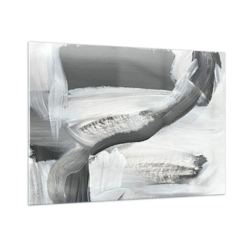 Obraz na skle - Pevným pohybem - 100x70 cm