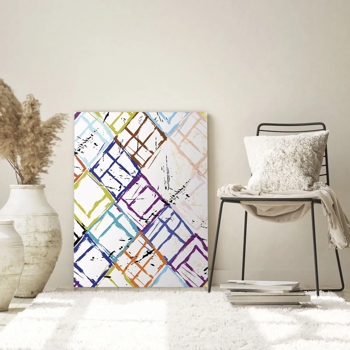 Obraz na skle - Buňky k pronájmu - 50x70 cm