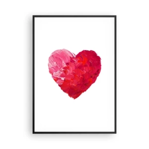 Plakát v černém rámu - All you need is love - 70x100 cm