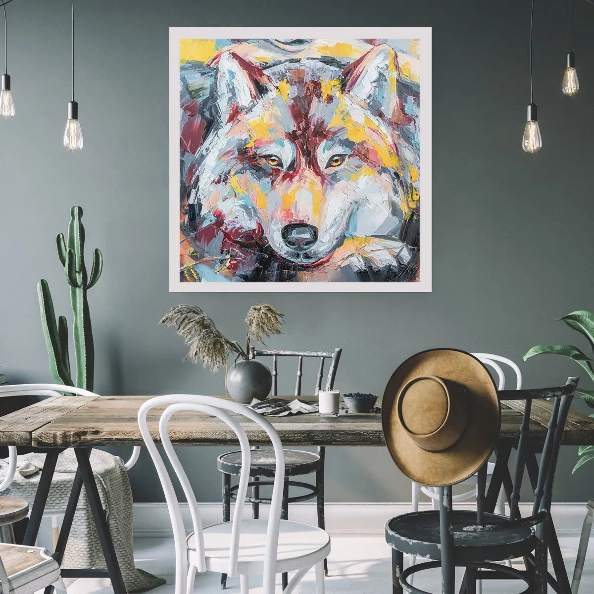 Plakát - Klid mezi blízkými - 40x40 cm