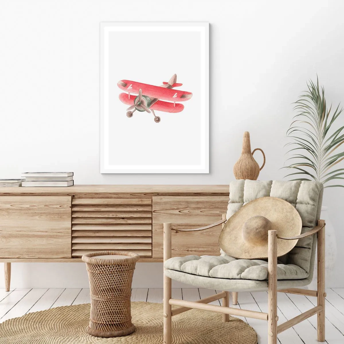 Plakát v bílém rámu - Připraven na vysoký let - 61x91 cm