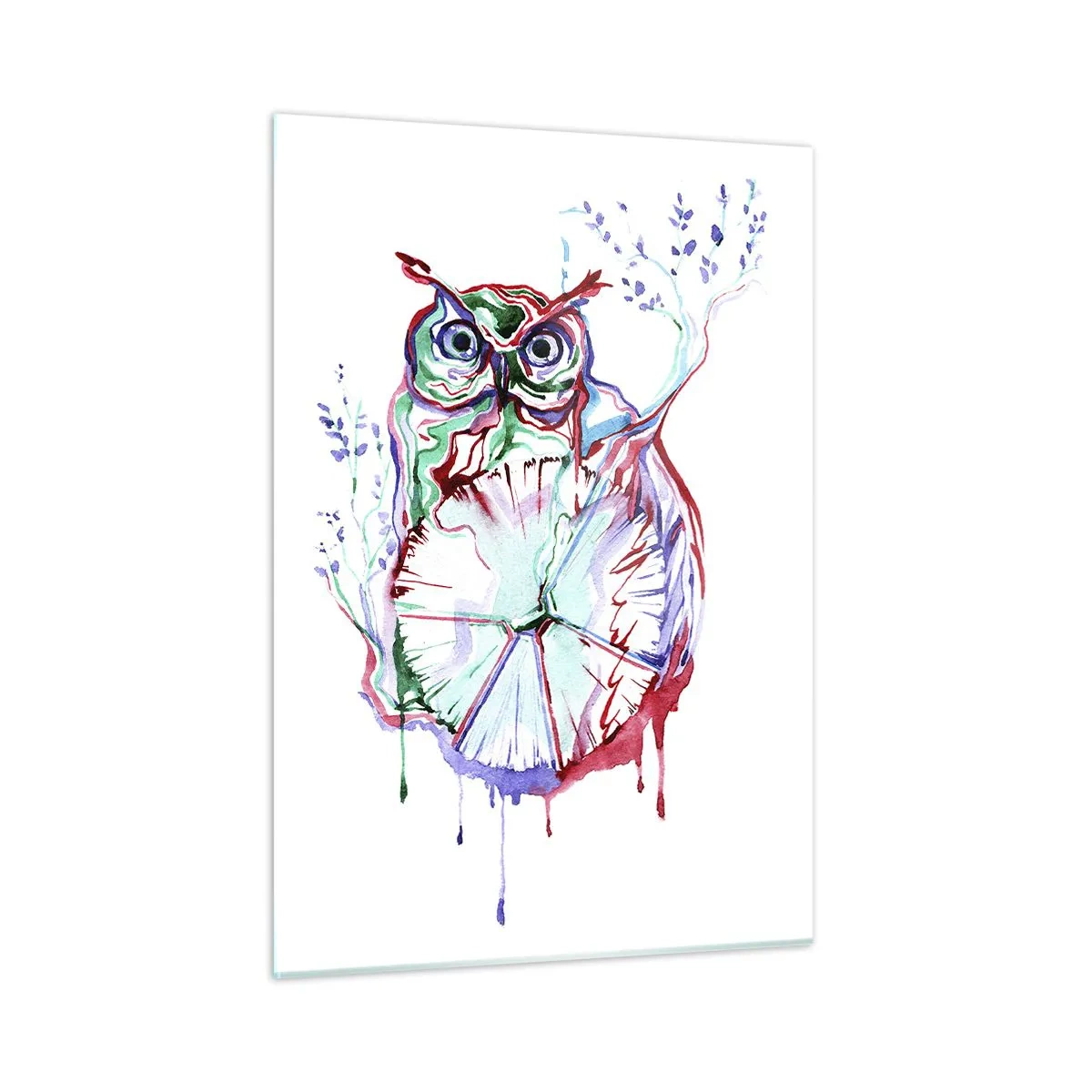 Obraz na skle - Moudrost z přírody - 50x70 cm
