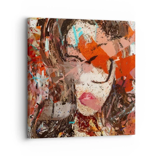 Obraz na plátně - Jaká jsi skutečně nikdo neví - 30x30 cm