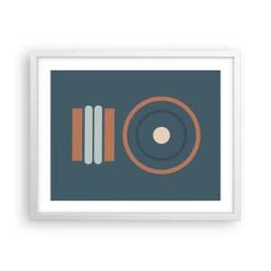 Plakát v bílém rámu - Podstata věcí - 50x40 cm