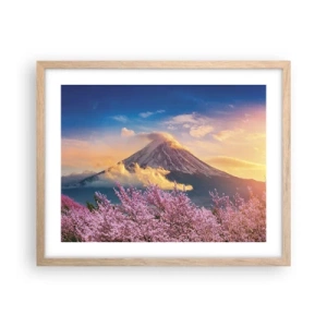 Plakát v rámu světlý dub - Japonská svátost - 50x40 cm