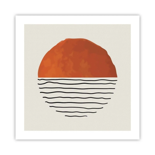 Plakát - V japonské atmosféře - 50x50 cm