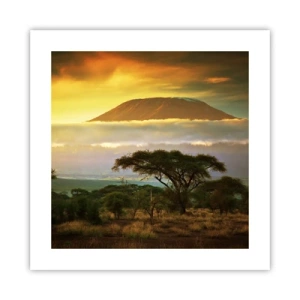 Plakát - Sen cestovatele - 40x40 cm