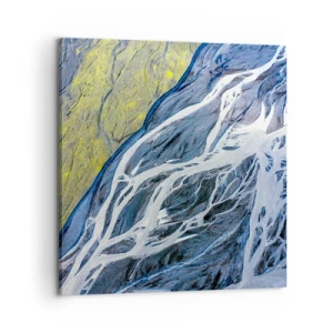 Obraz na plátně - Jeskynní malby přírody - 60x60 cm