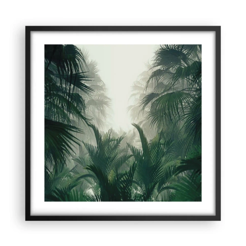 Plakát v černém rámu - Tropická záhada - 50x50 cm