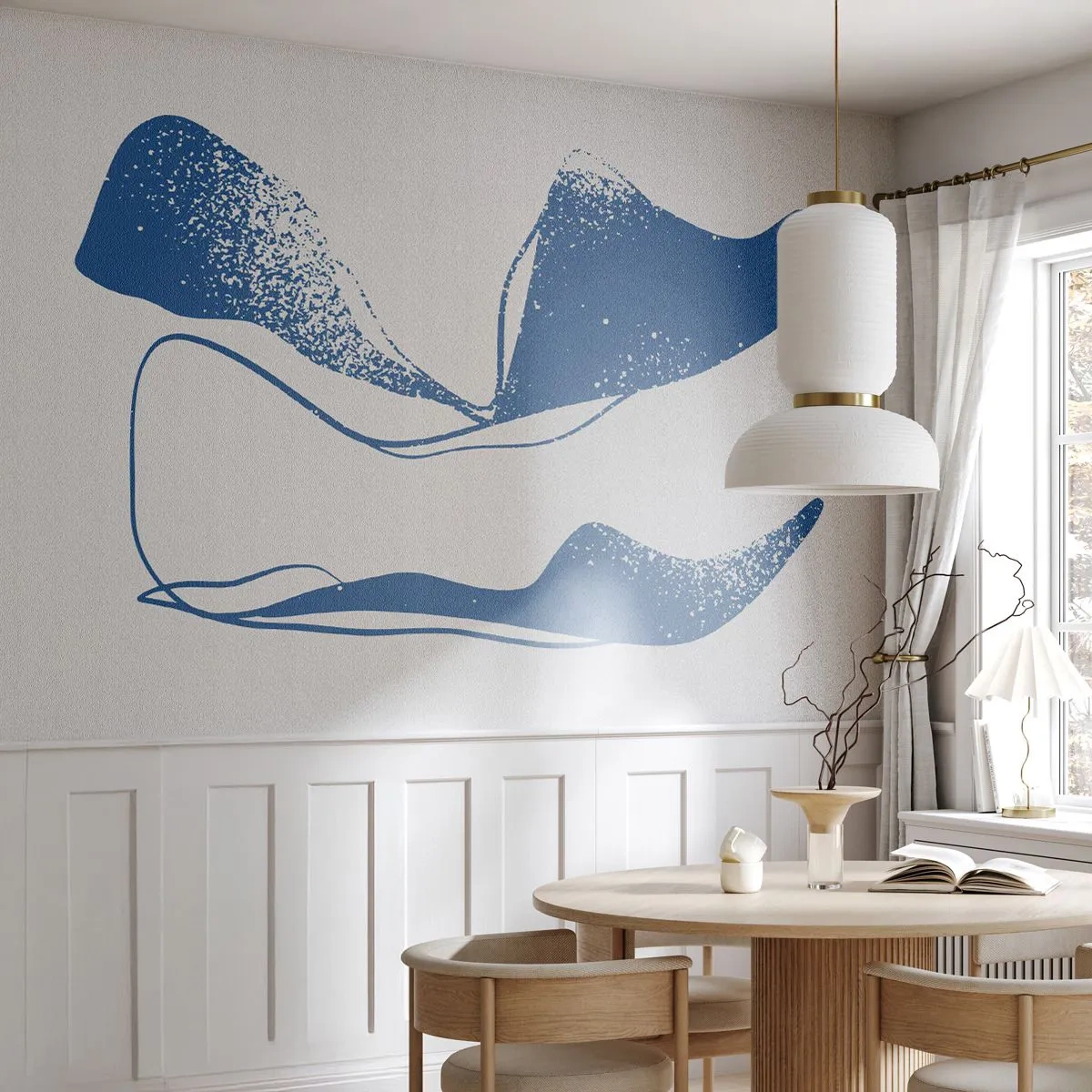 Fototapeta Samolepicí Deluxe Sticker - Okřídlená abstrakce - Minimalismus, Abstrakce, Kus - 200x140 cm