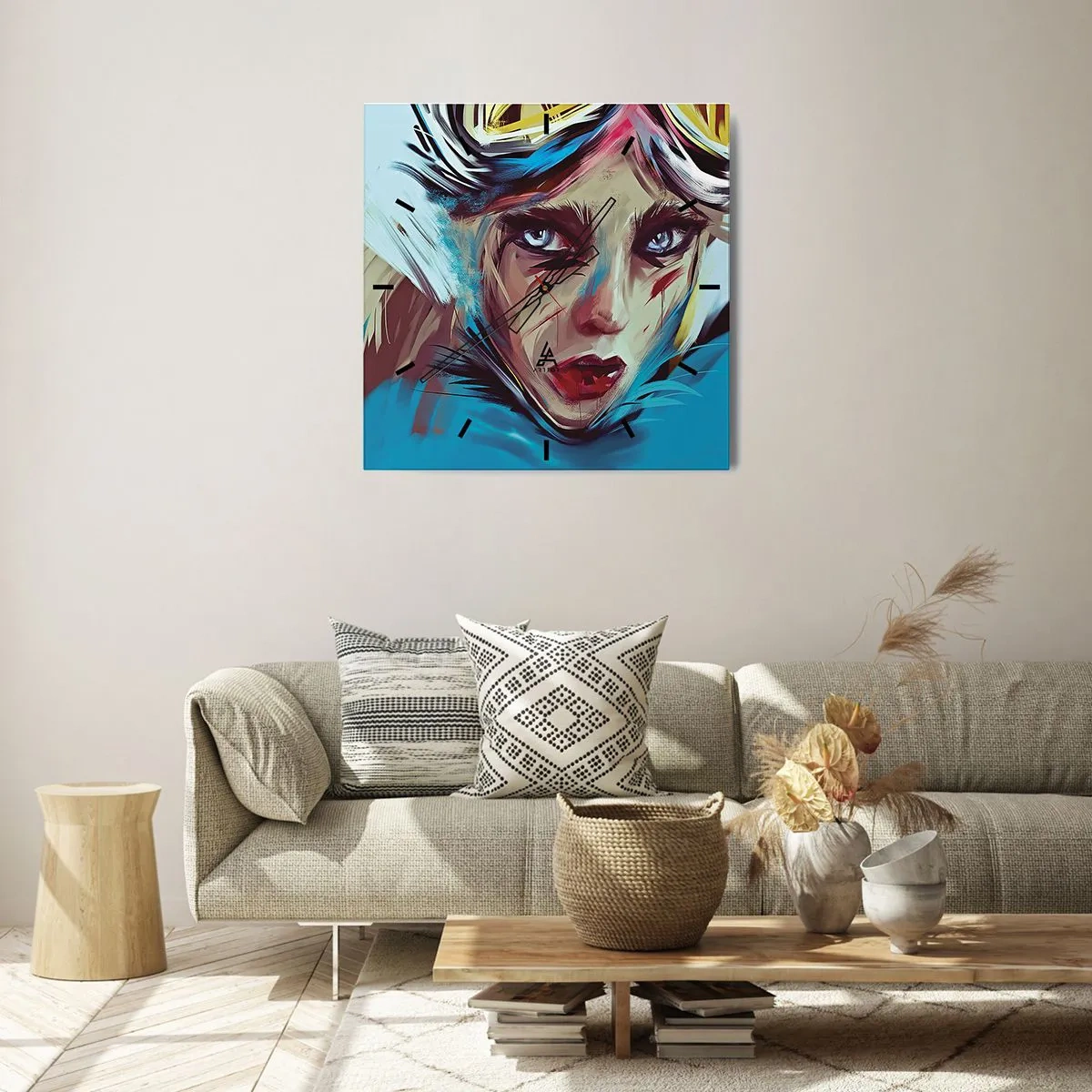 Nástěnné hodiny - Silniční válečnice - 40x40 cm