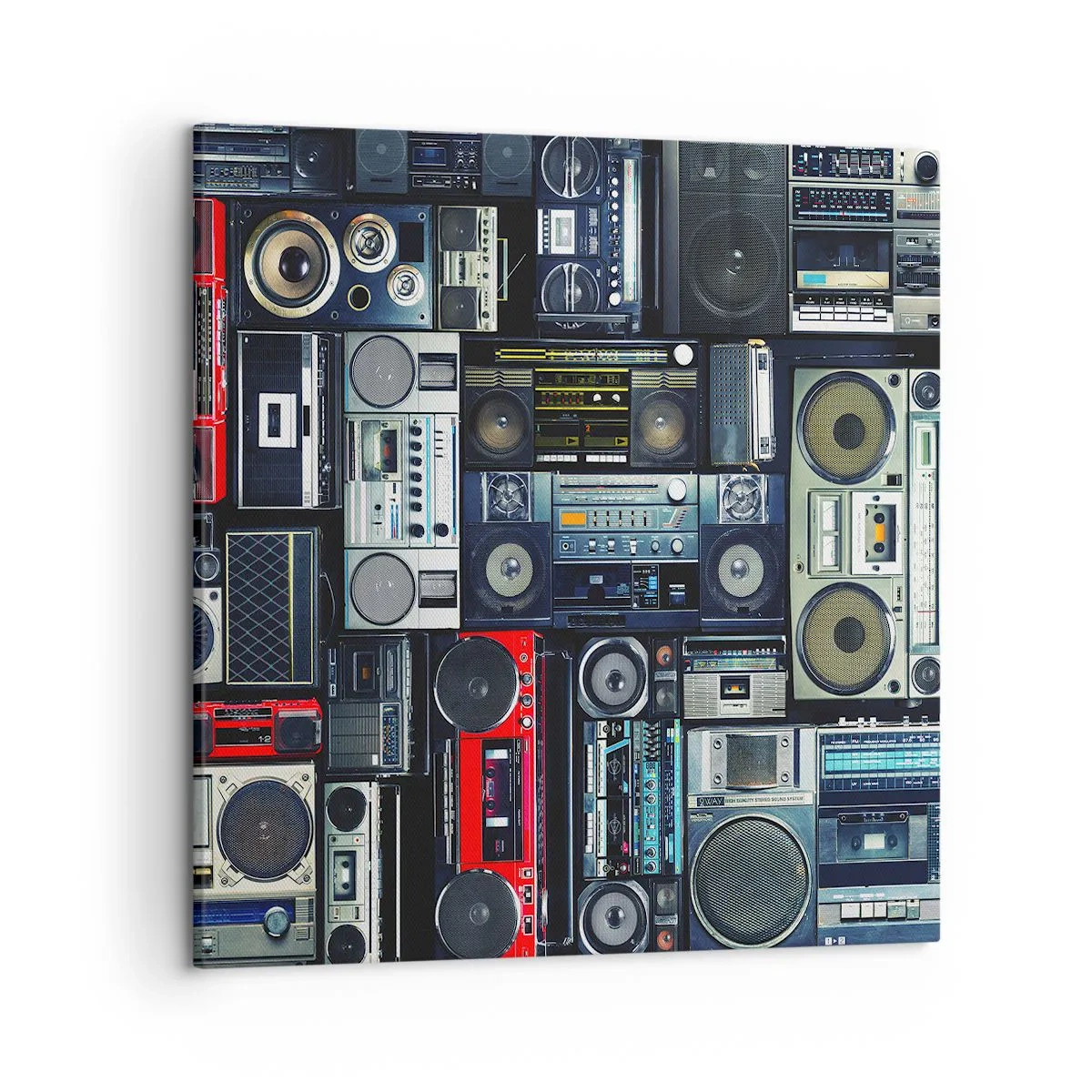 Obraz na plátně - Stesk po 80. letech - 50x50 cm