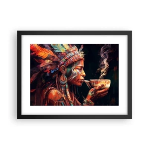 Plakát v černém rámu - Magický rituál - 40x30 cm