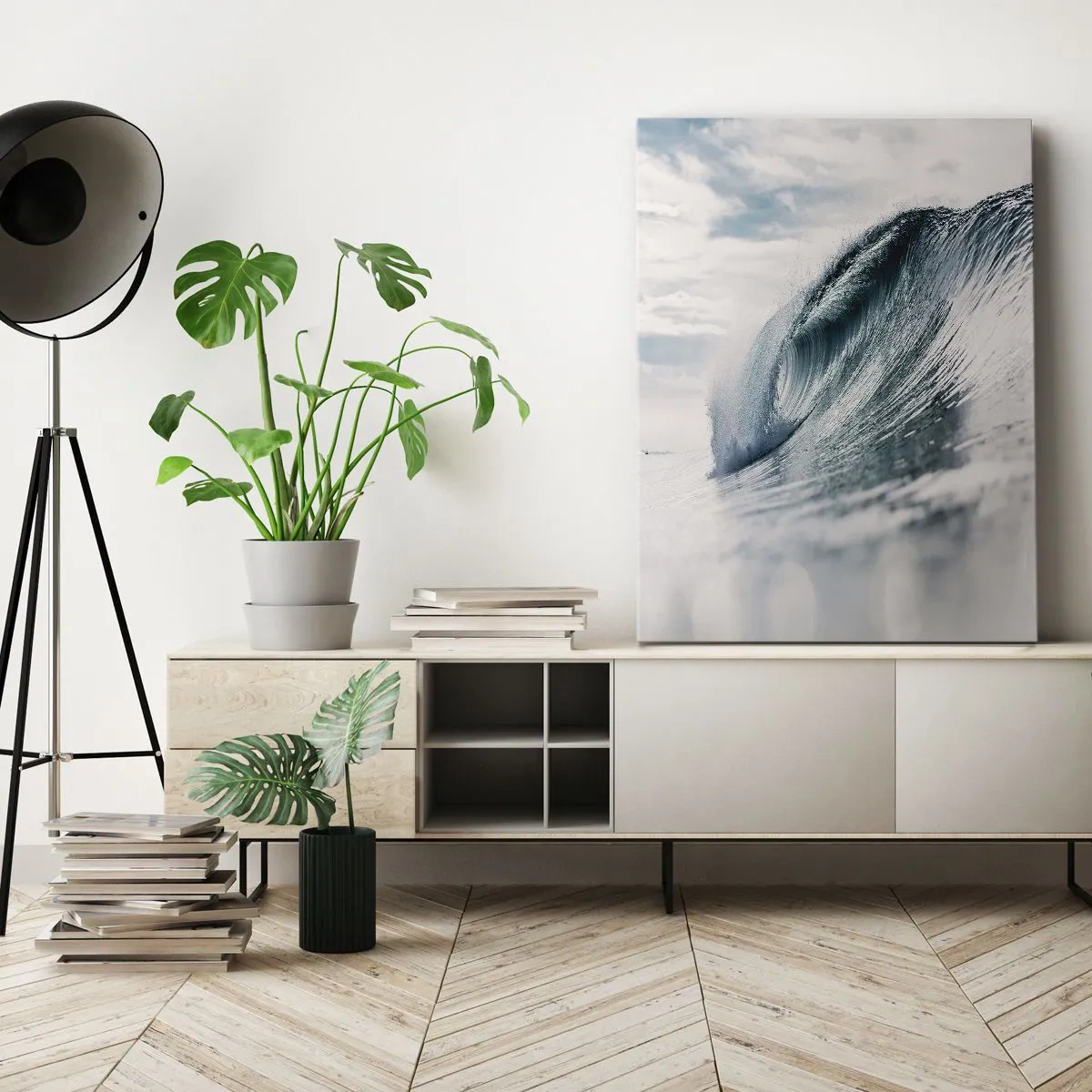 Obraz na plátně - Vodní špička - 55x100 cm