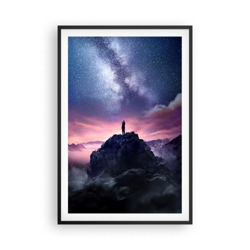 Plakát v černém rámu - A pocítil život - 61x91 cm