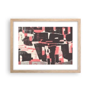 Plakát v rámu světlý dub - Celý tento shon - 40x30 cm