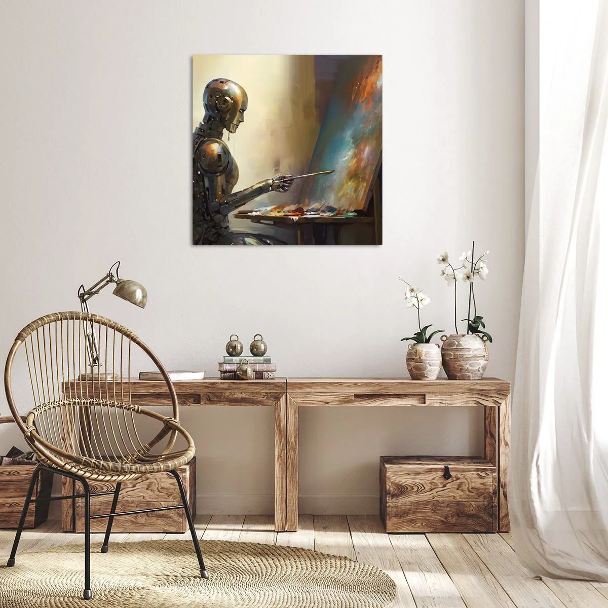 Obraz na plátně - Umění budoucnosti - 50x50 cm