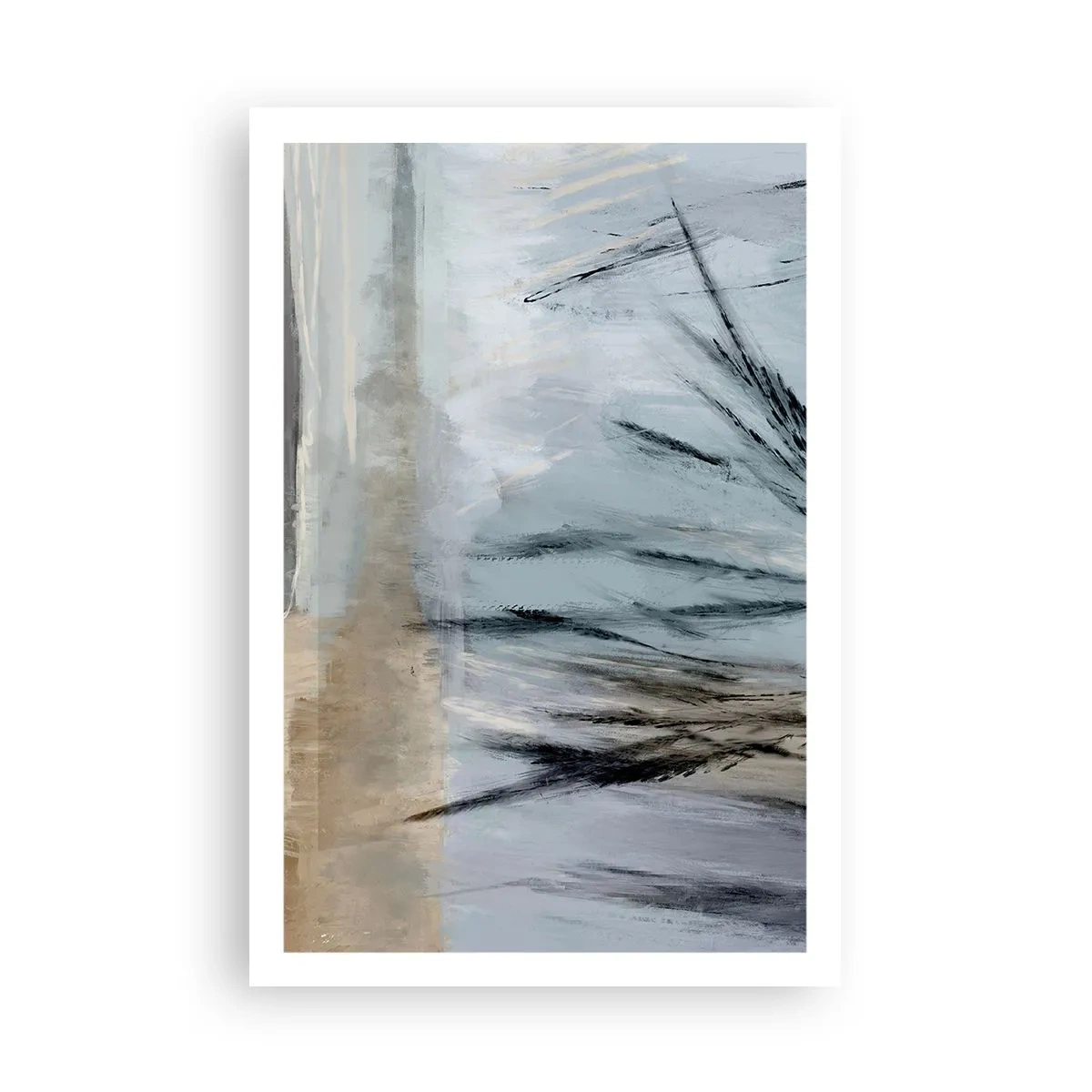 Plakát - Zimní pole - 61x91 cm