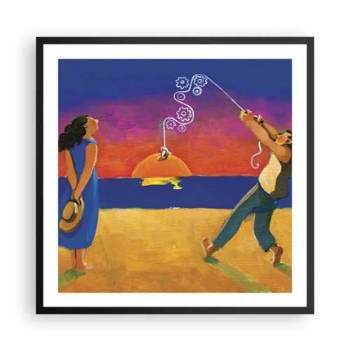 Plakát v černém rámu - Více než hvězda z nebe - 60x60 cm