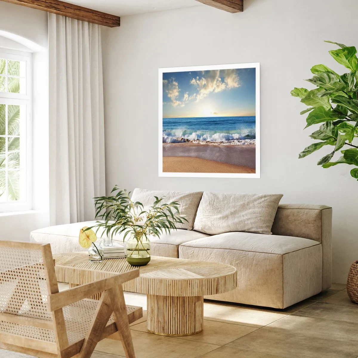 Plakát - Pohyb a nehybnost zároveň - 40x40 cm