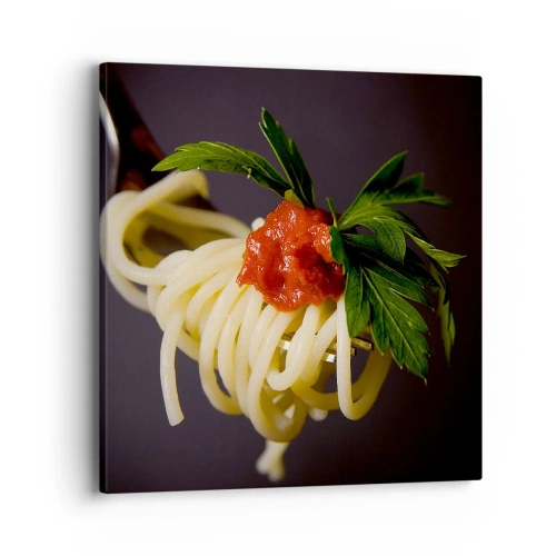 Obraz na plátně - Chutný kousek - 40x40 cm