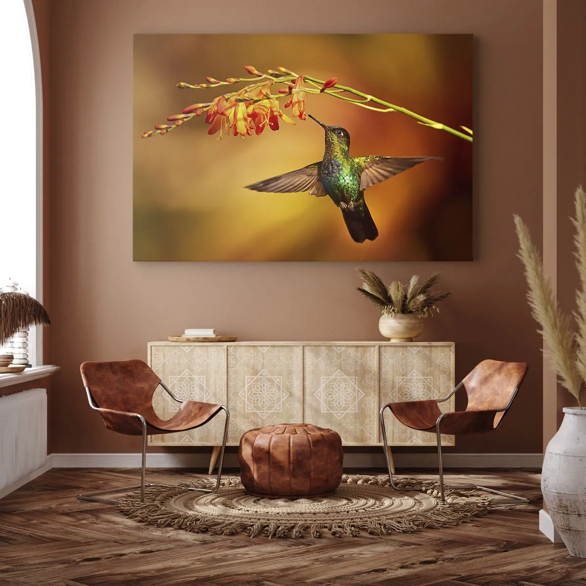 Obraz na plátně - Posel světla podle Májů - 100x70 cm