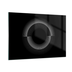 Obraz na skle - Černé slunce - 100x70 cm