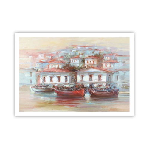 Plakát - Šťastné městečko - 100x70 cm