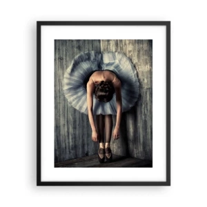 Plakát v černém rámu - Když dohraje hudba - 40x50 cm