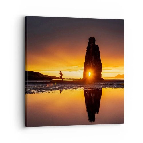 Obraz na plátně - Pouze ty a příroda - 30x30 cm