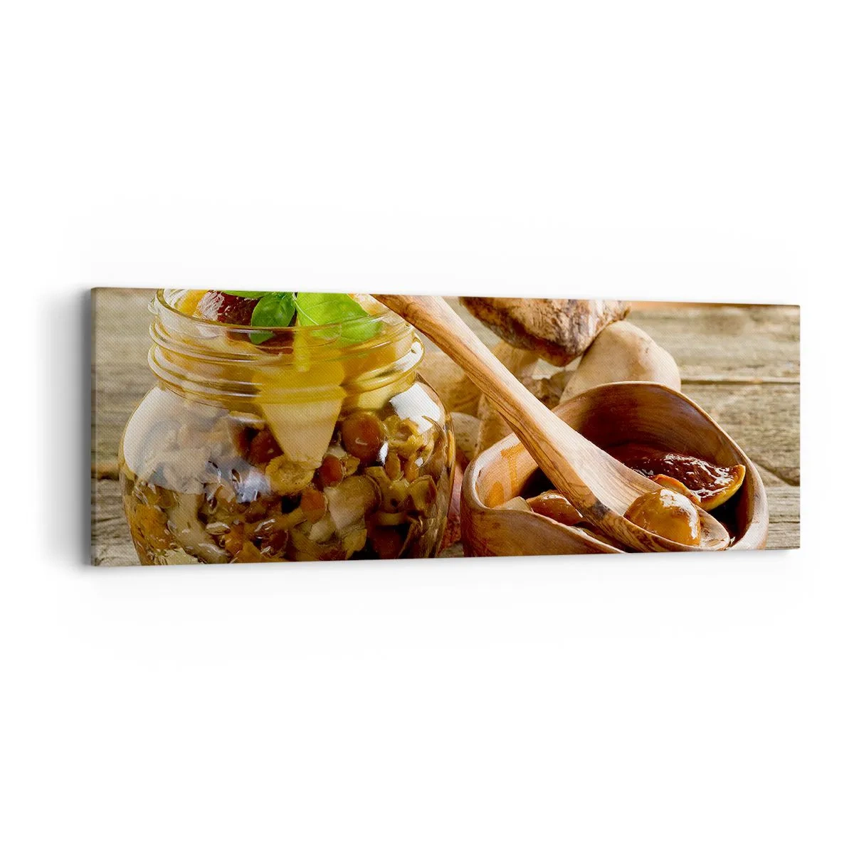 Obraz na plátně - Ať už čerstvý nebo solený, nebo podzimní… - 90x30 cm