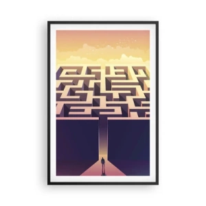 Plakát v černém rámu - Čas rozhodnutí - 61x91 cm