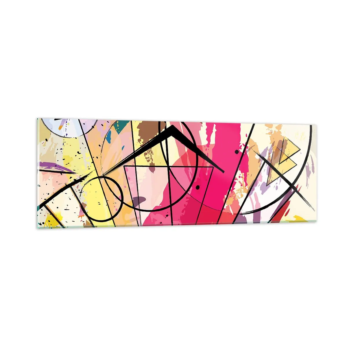 Obraz na skle - Výbuch - 90x30 cm