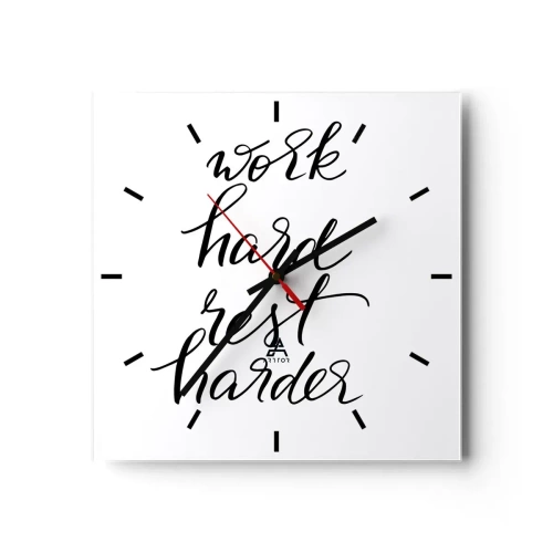 Nástěnné hodiny - Životní rovnováha - 30x30 cm