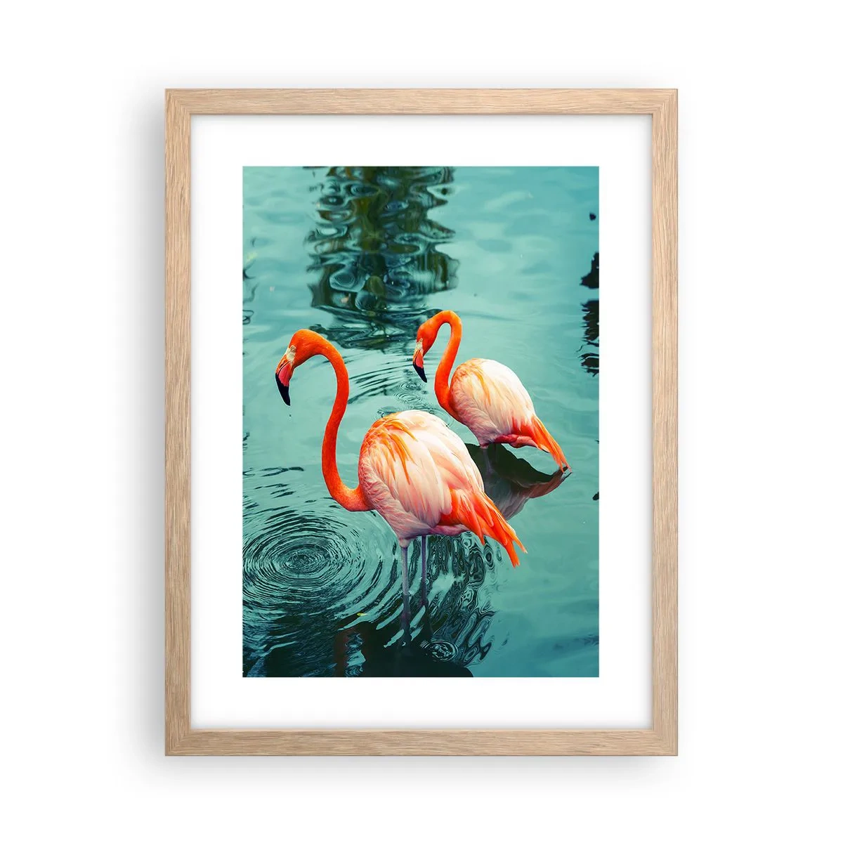 Plakát v rámu světlý dub - Nyní jsme v módě - 30x40 cm