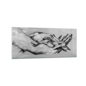 Obraz na skle - Začátek… - 120x50 cm