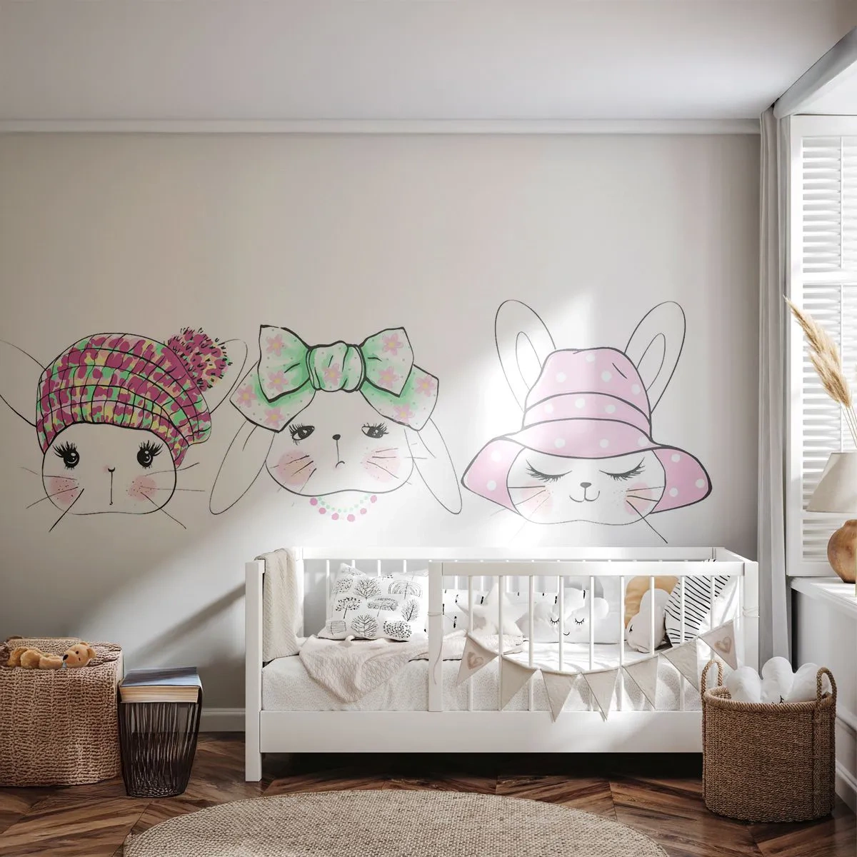 Fototapeta Samolepicí Deluxe Sticker - Zamyšlená, smutná, spokojená - Pro děti, Grafika, Ilustrace - 250x175 cm