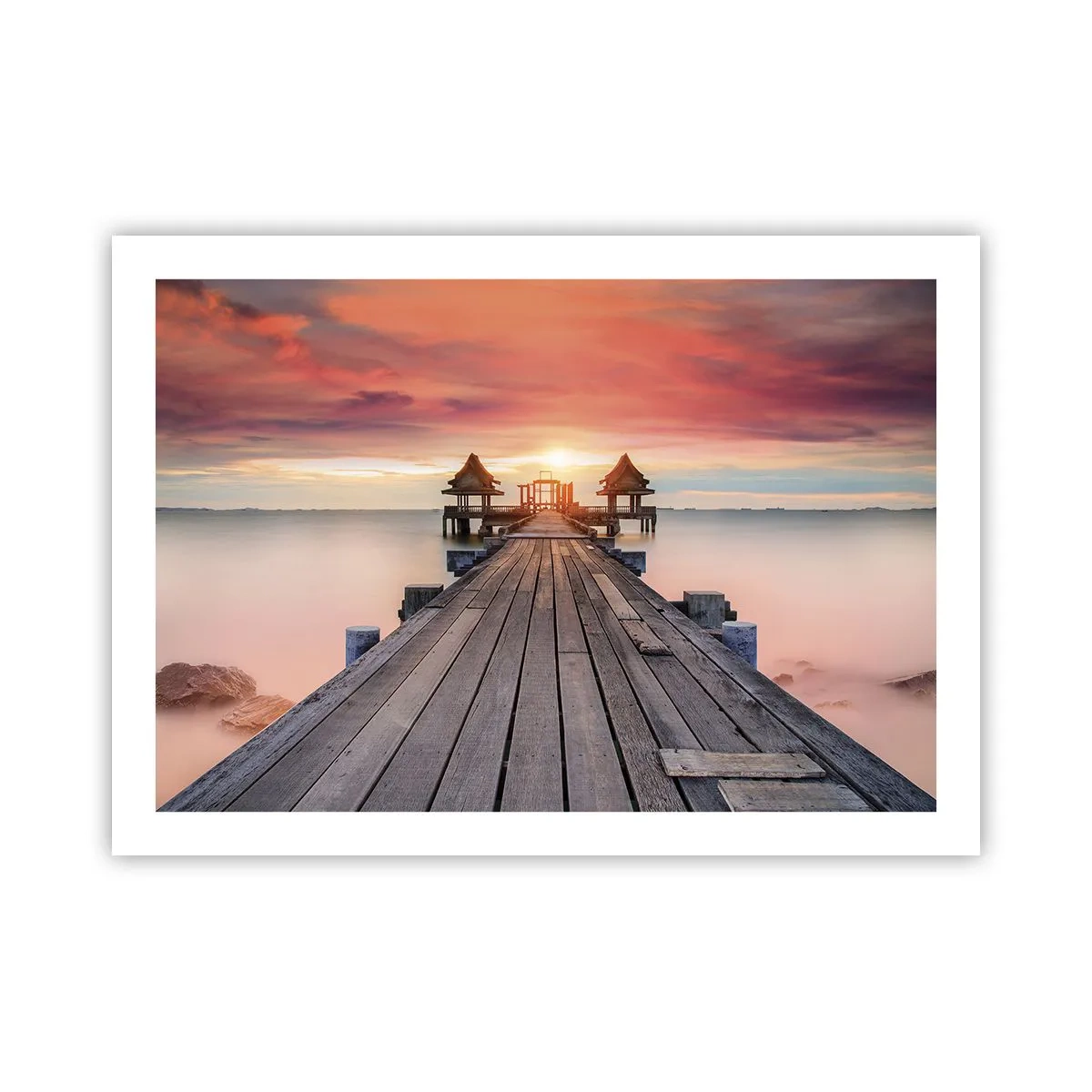 Plakát - Západ na východě - 70x50 cm