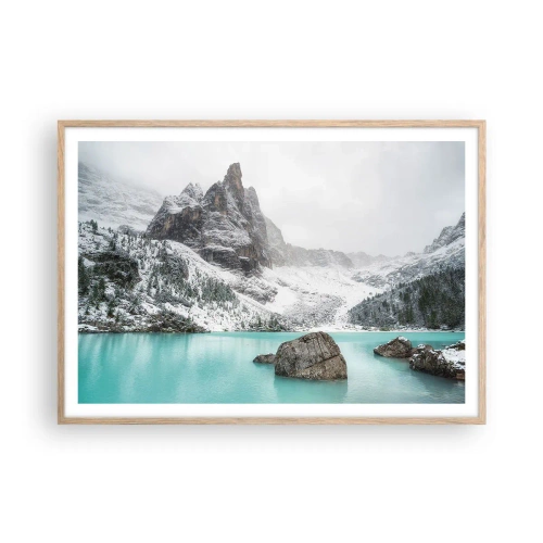 Plakát v rámu světlý dub - Na stráži - 100x70 cm