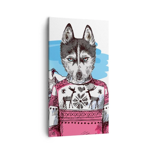 Obraz na plátně - Vlk v ovčím rounu - 45x80 cm