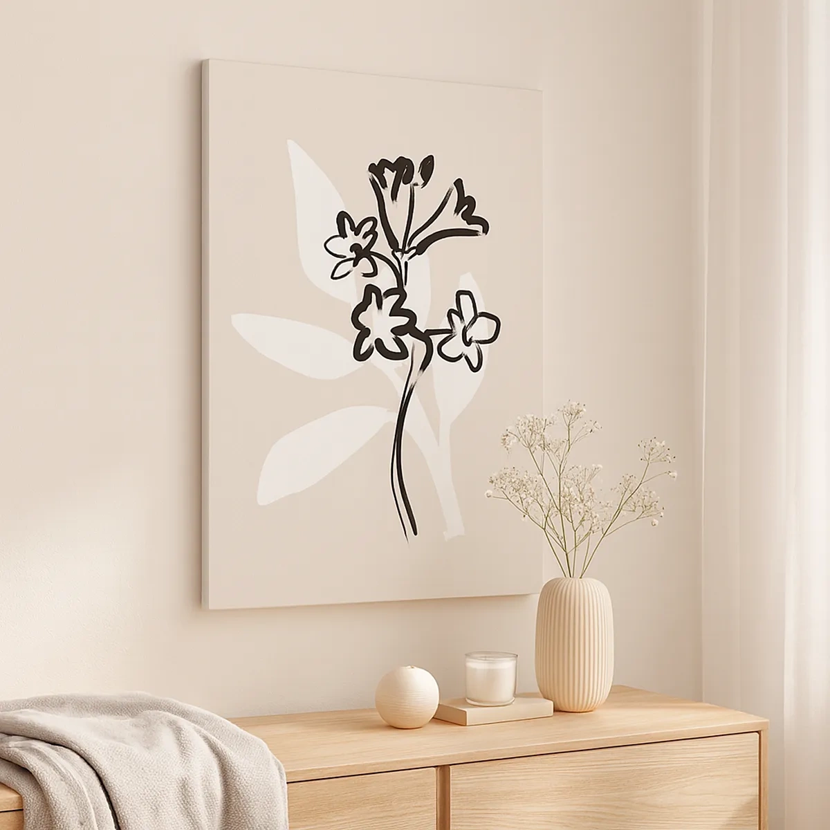 Obraz na plátně - Náčrtek pro herbář - 50x70 cm