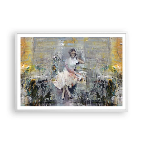 Plakát v bílém rámu - Klasická a moderní - 100x70 cm