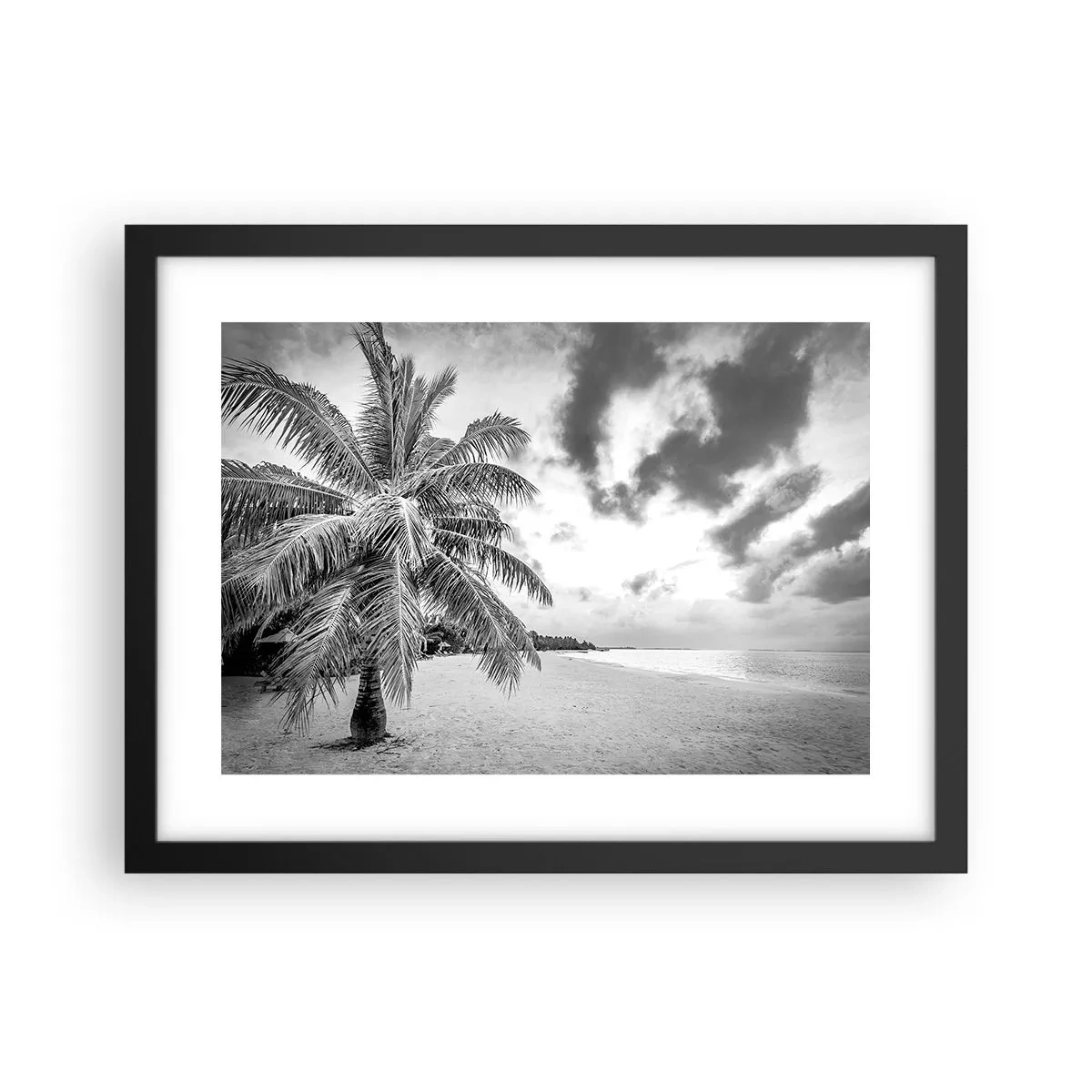 Plakát v černém rámu - Když toužíš po samotě…. - 40x30 cm