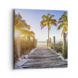 Obraz na plátně - Přímo do ráje - 30x30 cm