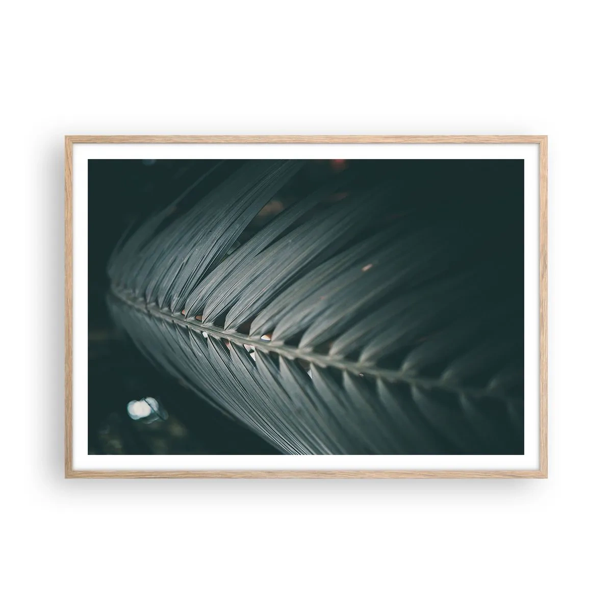 Plakát v rámu světlý dub - Přesnost přírody - 100x70 cm