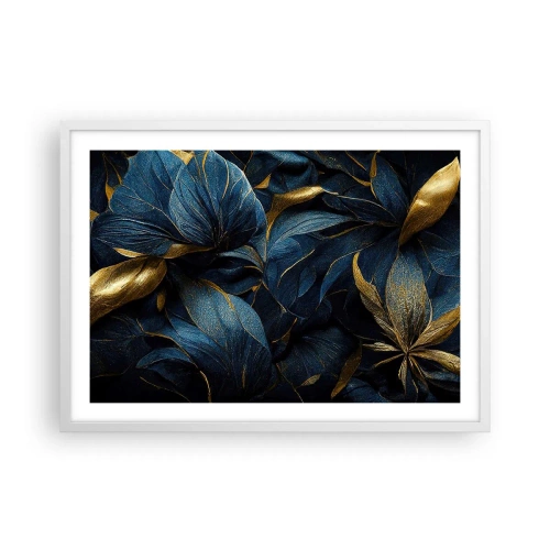 Plakát v bílém rámu - Podšívané zlatem - 70x50 cm