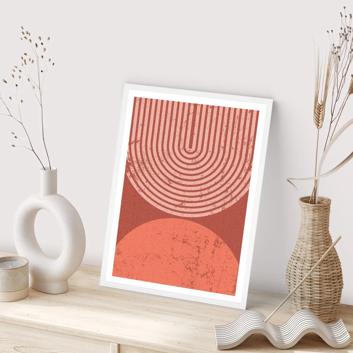 Plakát v bílém rámu - Blízký vztah - 50x70 cm