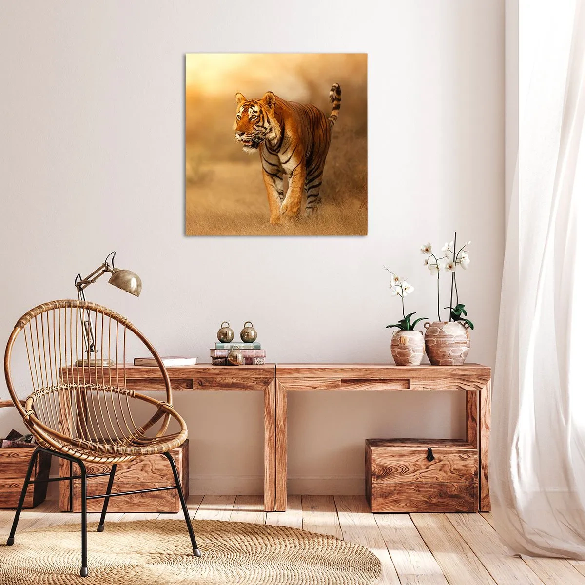 Obraz na plátně - Před útokem - 40x40 cm