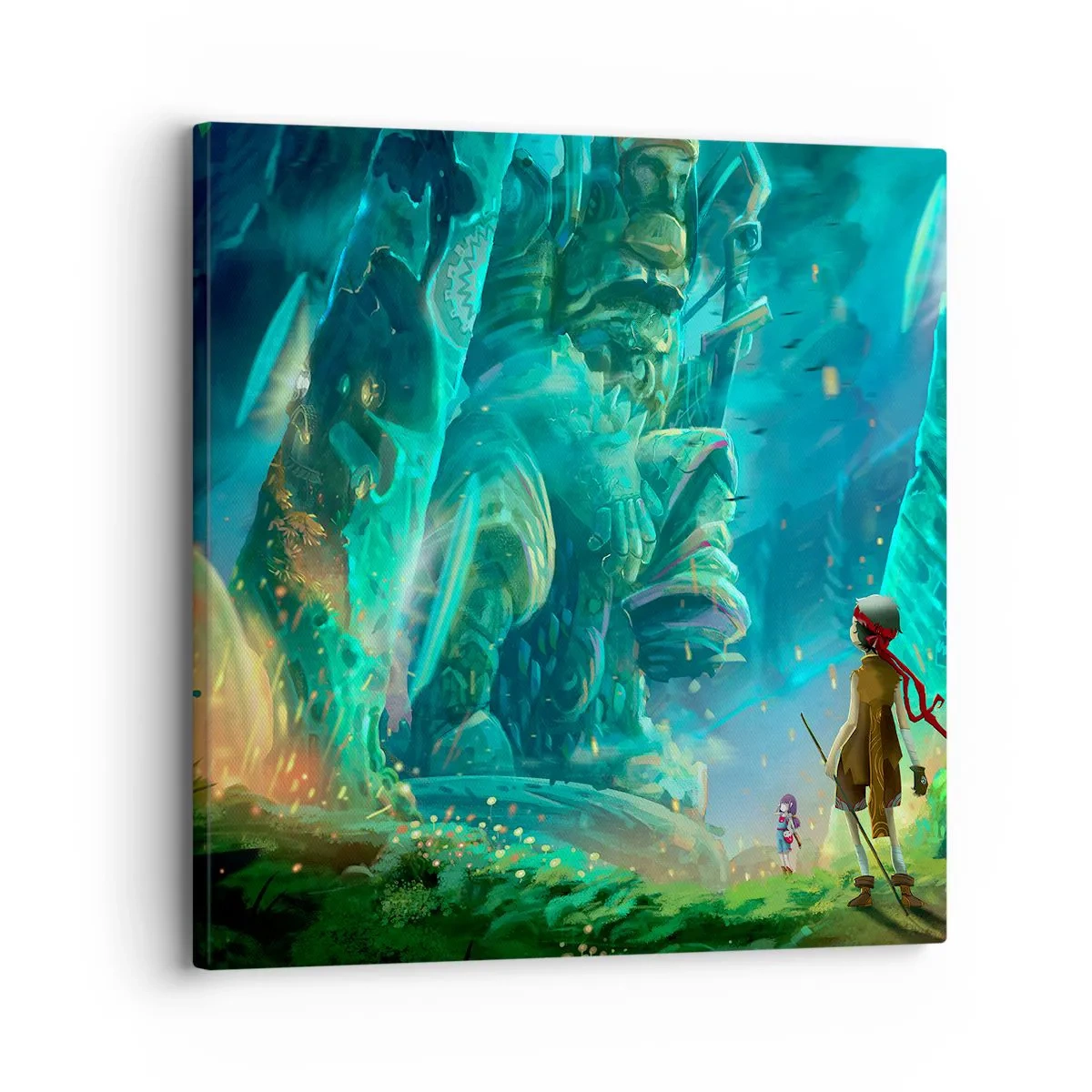 Obraz na plátně - Z velké Knihy pohádek - 30x30 cm